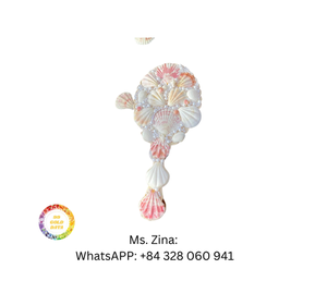 Miroir de coquille de mer fait à la main Offre Spéciale accessoire de fille élégante cadeaux significatifs occasions spéciales fabriquées au Vietnam - Product Image 2