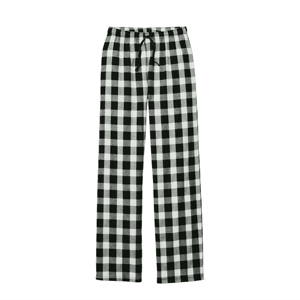 Pantalones de dormir de diseño a cuadros de temporada cálida para hombres hechos de franela de algodón suave Ideal para relajarse y descansar - Product Image 3