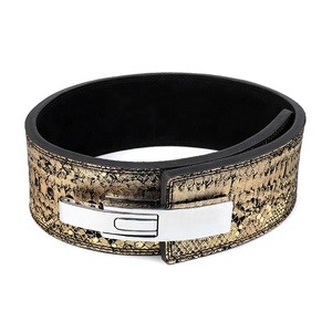 Ceinture d'haltérophilie à levier directement fournie par l'usine de vente en ligne Ceinture d'haltérophilie à levier Service OEM Fitness Gear Ceinture d'haltérophilie en cuir de vachette - Product Image 5