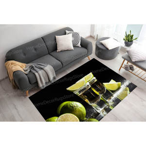 Tapis imprimé : personnalisable, moderne, lavable en machine, pour salon et cuisine, tapis gobelin - Product Image 1