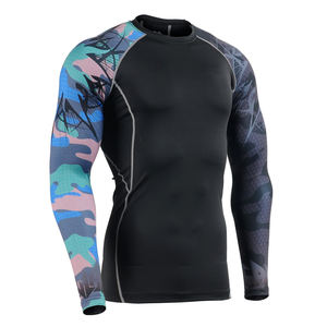 Superventas Dry Rash Guard Sublimación Impreso Compresión cómoda Fitness Manga larga Rash Guard - Product Image 4