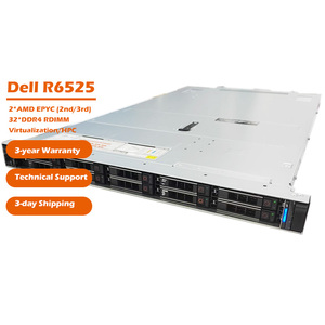 Serveur en rack de virtualisation Dell EMC PowerEdge R6525, tout neuf, 1U, 2 sockets AMD EPYC, haute performance - Product Image 1