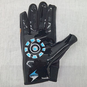 Gants de football américain de protection des mains Nouvelle arrivée Gants de football américain avec design personnalisé et imprimé - Product Image 4