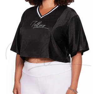 Maillots de basket-ball pour femmes très demandés, respirants, à manches courtes, séchage rapide, en polyester, avec logo imprimé, vêtements de sport - Product Image 5