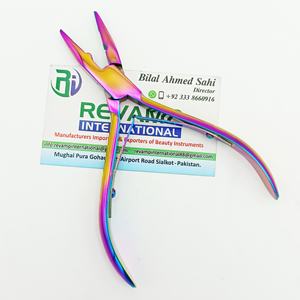 Pince d'extension de cheveux en acier inoxydable de forme plate de haute qualité outils métalliques multifonctionnels de marque privée pour des cheveux durables - Product Image 2