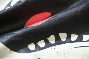 Conjunto de pantalones de chándal y Sudadera con capucha de gran tamaño boxy de algodón 100% g/m2 para hombre, tejido de punto con patrón 3D lavado ácido vintage desgastado - Product Image 4