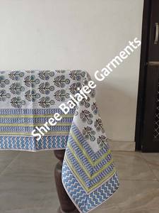 ผ้าปูโต๊ะผ้าฝ้ายแท้แบบใหม่ผ้าปูโต๊ะทรงสี่เหลี่ยมผืนผ้าลายใบไม้ทำด้วยมือสไตล์โมเดิร์นปรับแต่งได้สำหรับงานแต่งบ้านในฟาร์มแบบอินเดีย - Product Image 5