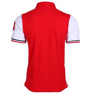 T-shirt uni en coton et polyester pour hommes Polo haute qualité en polyester pour hommes Polo promotionnel - Product Image 2