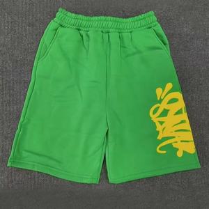 กางเกงขาสั้นผ้าฝ้ายพิมพ์ลายสีพื้นสำหรับผู้ชายกางเกงขาสั้นชุดชายหาดมีกระเป๋ากลางเอว100% ผ้าฝ้ายระบายอากาศได้ดีสำหรับฤดูร้อน2025 - Product Image 1