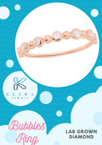 Elegante 0,10 Quilates Lab Grown Moissanite Bubbles Wedding Band Oro sólido Plata esterlina Alta calidad Anillos de moissanita al por mayor - Product Image 6