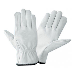 Gants de sécurité en cuir fendu de grain de peau de vache Gants de travail et de jardinage résistants à l'abrasion Gants de conducteur de protection des mains industrielles - Product Image 3