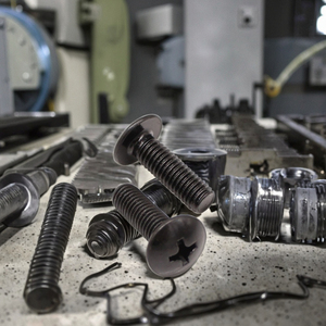 M3m4m5m6 Bu lông đầu phẳng lớn bằng thép không gỉ vít thép carbon Oxit Đen mạ kẽm ISO tiêu chuẩn Nylon cho Máy Vít - Product Image 5