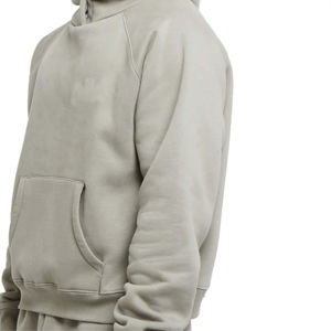 Sweat à capuche surdimensionné pour homme personnalisé, 100% coton, écologique, respirant, avec col rond, logo brodé, poche, hiver - Product Image 3