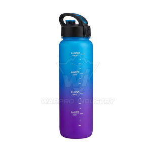 Bouteille de sport durable avec couvercle sécurisé, légère, design écologique, forme ergonomique, idéale pour la gym, la course et le cyclisme - Product Image 3