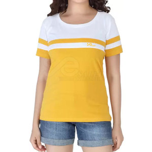 Camisetas cómodas de alta calidad hechas de poliéster y algodón de secado rápido para mujer - Product Image 4