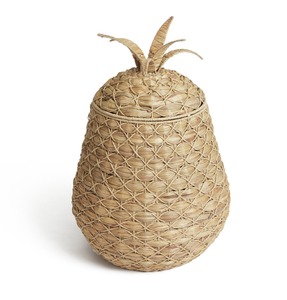 Panier de rangement pour bébé en jacinthe d'eau tressé, panier à linge naturel, décoration de chambre d'enfant - Product Image 2