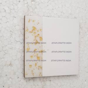 Vente chaude Nouveau Style Le Plus Populaire Résine Bois Meilleur Coaster Pièce Bois Naturel et Résine Meilleur Coaster Moderne Pierre Coaster - Product Image 5