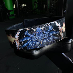 Levantamiento de pesas sublimación logotipo personalizado palanca de levantamiento de pesas cinturones de gimnasio para hombres y mujeres - Product Image 3