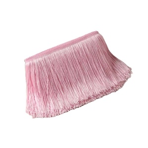 พู่ลูกปัดขนาด15ซม. สำหรับตัดเย็บขอบผ้าลูกไม้5หลา/ล็อต - Product Image 1