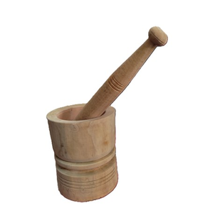 Mortero y Maja de madera, accesorios de cocina hechos a mano personalizados, mortero de madera de alta calidad - Product Image 4