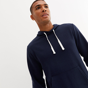 Wholesale 300gsm 100% Cotton Heavy Warm <b>Brushed</b> Unisex Pullover Custom Printing Embroidery Logo Hoodies - Product Image 3