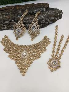 Ensemble de bijoux de mariée en acier inoxydable accrocheur, anniversaire, classique, plaqué argent - Product Image 6