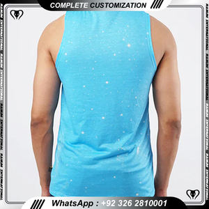 Elastic Ribbed Wife Beater Vest For Men <b>Summer</b> Gym Tank <b>Top</b> <b>Sleeveless</b> - Product Image 5