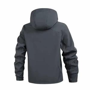 Chaqueta con forro polar para hombre, informal, holgada, para exteriores, a prueba de viento, calidez, montar en bicicleta, a prueba de viento, Otoño Invierno, abrigo informal resistente - Product Image 4