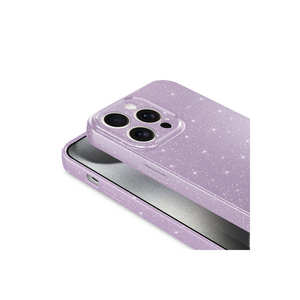 Coque en silicone Netzy Luxury Glitter Marble Design Ins Style pour iPhone 15 Pro Max - Rose foncé - Product Image 2