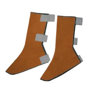 Welder Safety Split Leather <b>Shoe</b> <b>Covers</b> for Foot Protection Heavy Duty Welding Protection <b>Shoes</b> <b>Cover</b> Resistant - Product Image 2