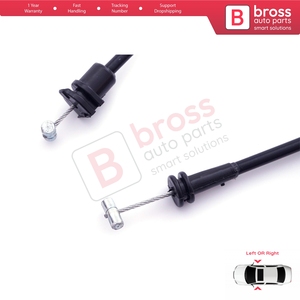 BDP1035 Front Door Inner <b>Lock</b> Inner Release <b>Cable</b> 7700413048 for Clio MK2 - Product Image 4