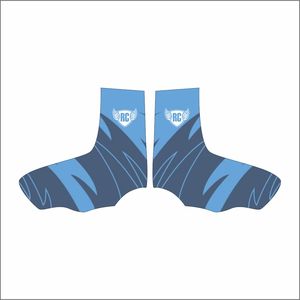 Personnalisé bleu Adulte Jeune Enfant Football Américain Spats Dentelle Couverture Premium Football Taquet Couverture pour le Sport - Product Image 6