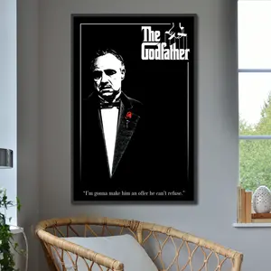 Affiche sur toile de style moderne « Le Père Noël » pour décoration murale - Product Image 1