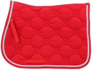 경량 고강도 드레사지 말 안장 패드 부드러운 퀼팅 스웨이드 사각형 영국산 양가죽 면직물 폴리에스터 충전재 - Product Image 4