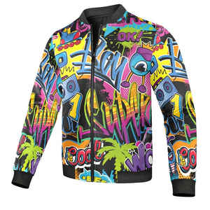 Chaqueta Bomber Cortavientos de Alta Calidad con Nuevo Diseño a Precio de Mayoreo, Producto de Moda, Chaquetas de Béisbol Sublimadas para Hombre - Product Image 2