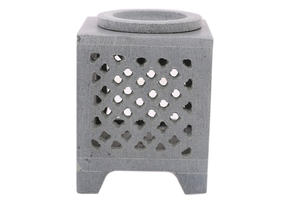 Marble Vintage Antique Style <b>Oil</b> Burner <b>Lamp</b> Natural Soapstone Aroma <b>Oil</b> Diffuser with Fragrance Incense Incense Holders - Product Image 4