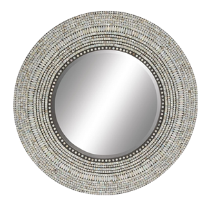 Décoration murale en forme de fleur ronde à la mode beau miroir de vadrouille en osier beau décor à la maison du Vietnam - Product Image 2