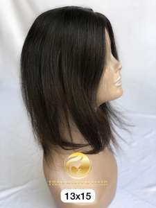 Best Quality Straight 13x15 Soft <b>Women</b> <b>Topper</b> Wholesale Unprocessed Mongolian Human Cuticle Aligned <b>Hair</b> Vendor's Remy Extension - Product Image 5