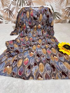 Nuevo lanzamiento Premium Heavy Rayon Aline Kurta Plazo Pair Ropa informal moderna para fiesta - Product Image 5