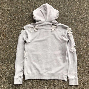 100% alta calidad moda cara completa Zipup peso pesado desgastado Sudadera con capucha Unisex francés Terry Sudadera con capucha Vintage asidWash sudaderas con capucha - Product Image 2