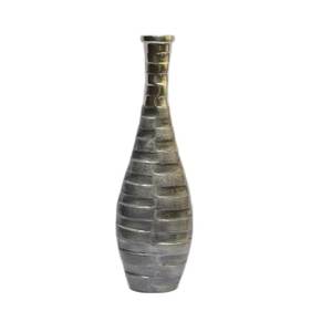 <b>Gold</b> Finished Brass Flower <b>Vase</b> Home Tabletop Decorative for Dry Flowers Engraved Design Flower Pots Metal <b>Vase</b> - Product Image 5