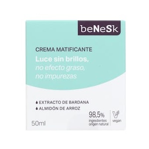 Crème matifiante pour le visage Benesk 50 ml - Product Image 1