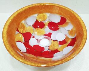 Cuenco de resina decorativo hecho a mano para decoración del hogar, precio barato al por mayor, cuenco de resina personalizado con diseño único - Product Image 4