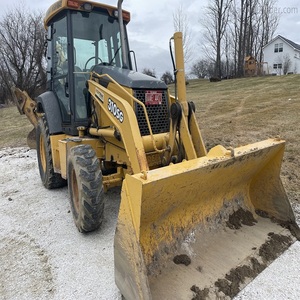 Livraison rapide 2003 John Deeree 310SG 4x4 chargeuse-pelleteuse avec godet arrière solide et bras de chargeur frontal - Product Image 5