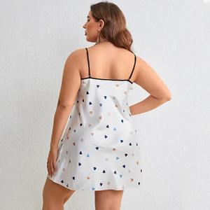 Vêtements de nuit respirants pour femmes 2 pièces ensembles de vêtements de nuit en dentelle à rayures sexy Shorts ensembles de pyjamas robes de nuit - Product Image 2