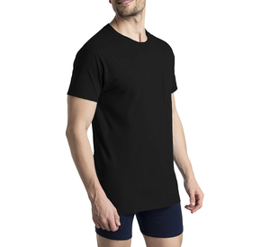 Meilleure qualité T-shirt décontracté 100% coton à col rond pour hommes à séchage rapide et respirant coupe surdimensionnée avec manches courtes solide - Product Image 6