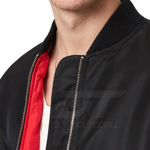 Venta al por mayor de secado rápido chaqueta de bombardero de los hombres para la venta en línea de poliéster hecho chaqueta de bombardero para los hombres - Product Image 4