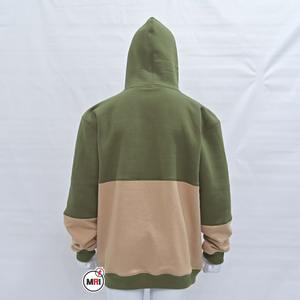 เสื้อฮู้ดผ้าฟลีซผ้าฝ้ายพิมพ์ลาย2โทนสีแบบพรีเมียมปักลายสำหรับฤดูหนาว - Product Image 5