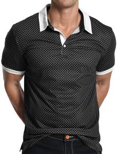 Hommes de luxe pour polos doux coupe moderne respirant coton de qualité supérieure nouvelle taille plus accepter coton plus récent polo de luxe - Product Image 3