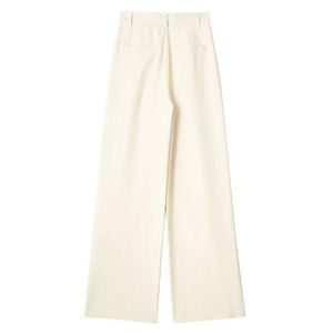 Pantalon ample décontracté d'été pour femme, taille haute, jambe large, fabrication de haute qualité, prix de gros au Pakistan - Product Image 3